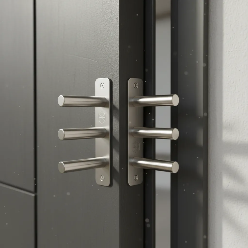 Installation serrure multipoints